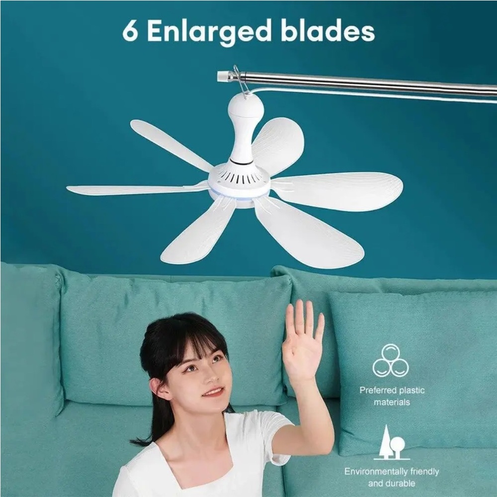 Mini usb ceiling fan